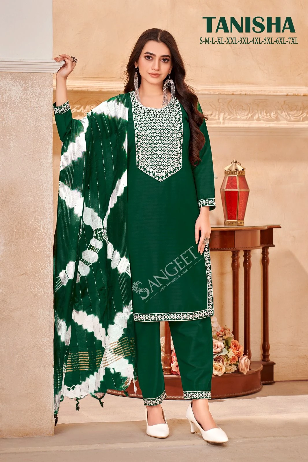Sangeet Tanisha Viscose Fancy Rayon Wholesale Readymade Salwar Suit Catalog — Wholesale Salwar Suits, MPA wholesale from Surat - Gallery Image 4